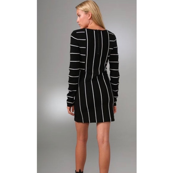 Alice + Olivia Black & White Sweater Dress S - Picture 2 of 6